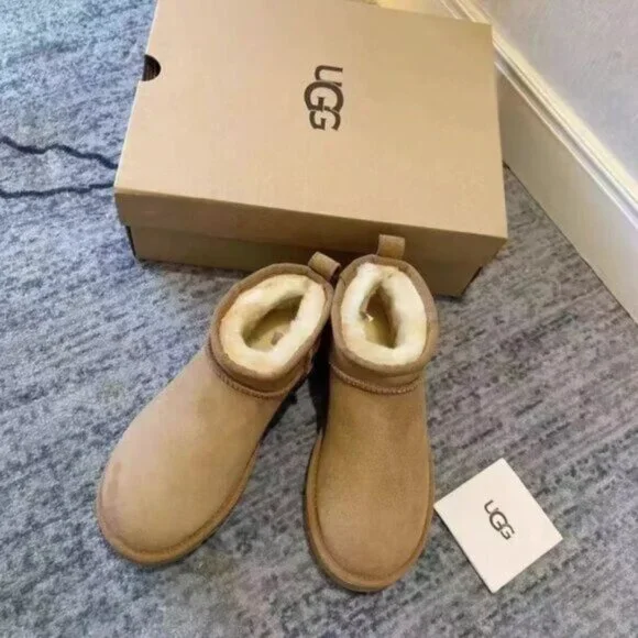 UGG Classic Ultra Mini Water-Resistant Booties Women's - Picture 5 of 7